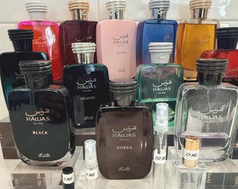 Hawas by Rasasi Perfume Sample & Travel Decants