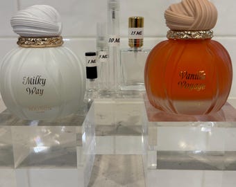 Vanilla Voyage / Milky Way de Maison Asrar Muestras y decantaciones de perfumes
