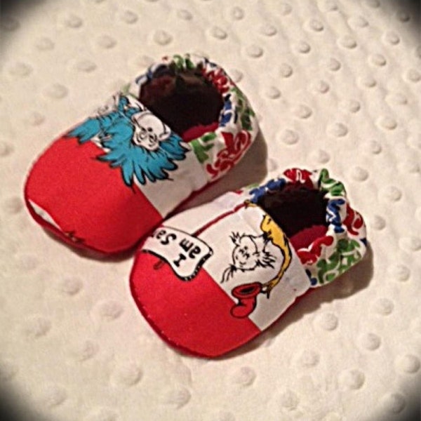 Dr. Seuss Soft Sole Crib Shoes 9-12, 12-18, or 18-24mo