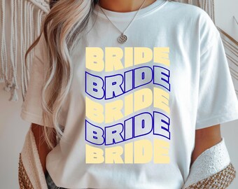 Shirt Bride, Hochzeit, Braut, Bachelorette, Geschenk, Team Bride, Idee Junggesellenabschied, JGA, Crew, Brautparty, Trauzeugin
