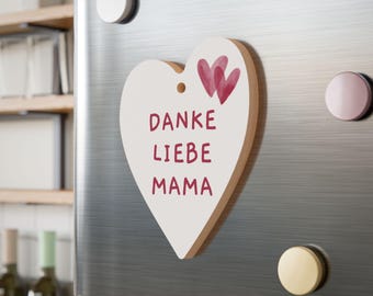 Danke Mama Magnet, Ornament, Weihnachten, Schmuck, Danke, Muttertag, Geschenkidee, Familie, Andenken, Weihnachtsbaum, Zwischendurch