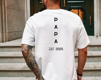 T-shirt, papa, cadeau, Vatertag, Papatag, Idee, Kinder, personalisiert, Lieblingsmensch, Papa ist der Beste, Dad, Shirt