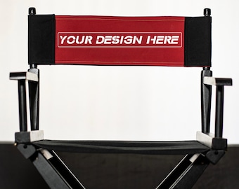 Custom Director Chair Backs