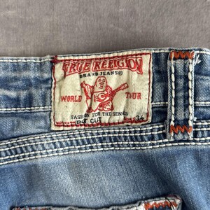 True religion jeans low waist W32 blue denim horseshoe pockets image 11