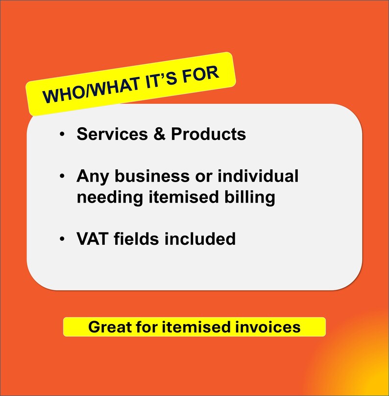 Invoice Template / Editable Invoice / Word + PDF / A4 + US Letter ...