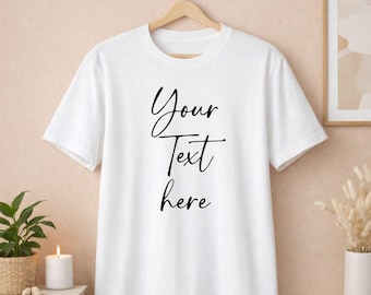 White T-Shirt Mockup, Stanley Stella Creator 2.0 (Digital Download)