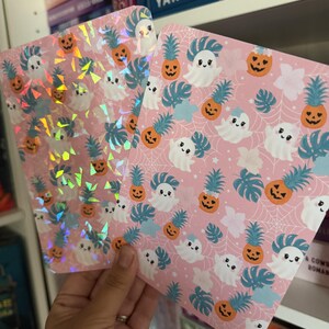 Wkładka do Kindle'a "Boo-tanical Tropics" | Wkładka do Kindle'a "Ghost & Pineapple Jack-O'-Lantern" | Wkładka do czytnika e-booków "Tropic" | Uroczy halloweenowy wystrój Kindle'a