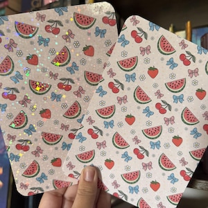 Capa para Kindle com estampa de piquenique de verão | Capa para Kindle com frutas e laços | Acessório para amantes de livros