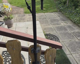 Soporte de pared universal para antena RTK para robots cortacésped / Compatible con postes de 25 mm y 28,6 mm