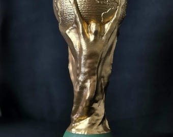 World Cup Trophy Replica | 1:1 Scale 3D Printed Soccer Display