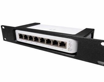 Soporte de montaje en rack de 10" para UniFi Lite 8 PoE / Soporte de montaje en rack de 1U impreso en 3D