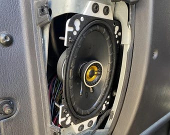 Jeep Wrangler TJ Front 4" x 6" Speaker Brackets | 3D Printed Factory Mount Adapter Set