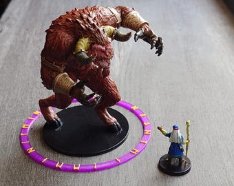Magic Circle Spell Effect for DND | 3D Printed Tabletop Miniature Combat Accessory