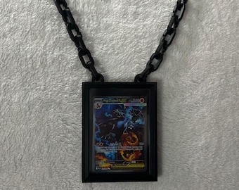 TCG Card Toploader-ketting – draagbare displayhouder voor ruilkaarten