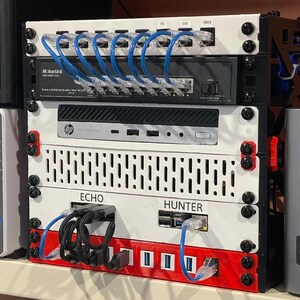 Soporte de montaje en rack de 10" para HP ProDesk / EliteDesk Mini G1–G6 – Soporte de montaje en rack para mini PC