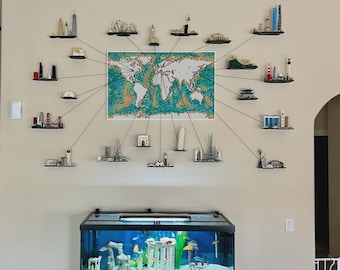 Wall Mounts for LEGO Architecture Skylines