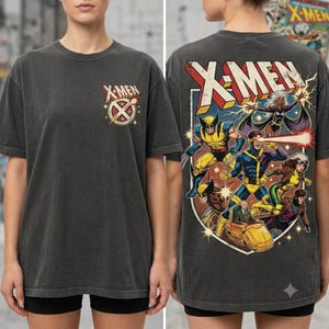 Retro Superhero Character Comfort Colors Shirt, Vintage Cartoon Group Tee, Wolverine 97 Shirt, Superhero Fan Gift, Birthday Gift