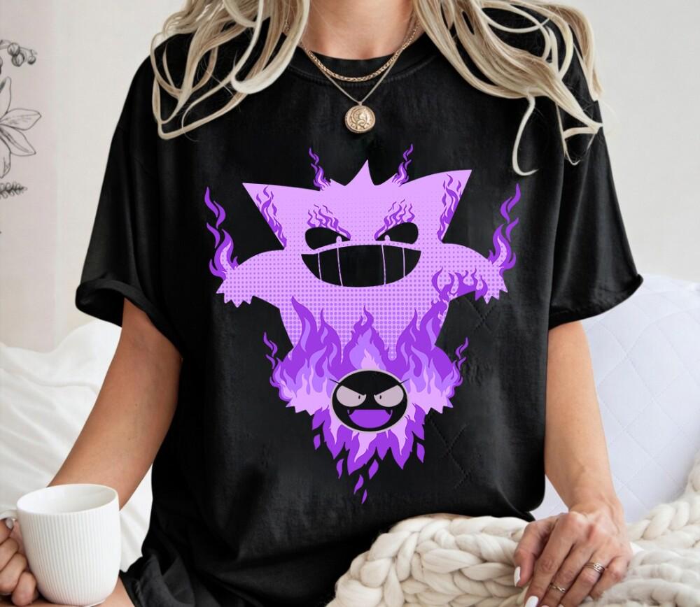 Lavender Town Gengar Ghost Shirt - Etsy