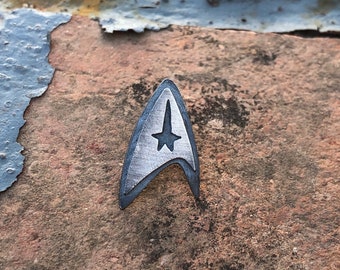 star trek, plata, pin de plata, pin de star trek, pin de plata, pin de star trek, broche