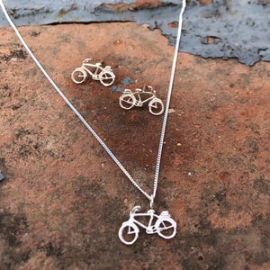 bici,bicicleta, bicycle, pendant, pendientes, earrings, silver, plata, jewelry image 6