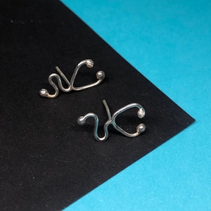 Stethoscope earrings, Stethoscope silver esrrings, Doctor gift, Medical student gift, Medical accessories, School graduation gift Nurse gift