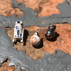 R2D2, BB8, star wars, pin, broche, plata, pin starwars, joyería