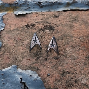 star trek, plata, pendientes de plata, pendientes de star trek, plata, pendientes de plata, pendientes de star trek, pendientes