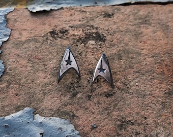 star trek, plata, pendientes de plata, pendientes de star trek, plata, pendientes de plata, pendientes de star trek, pendientes