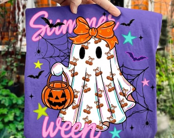 Ghost Summer Halloween png, Funny summer Halloween Png,Vintage Summer png, Halloween cocktail summer png, summer Shirt png, ghost funny