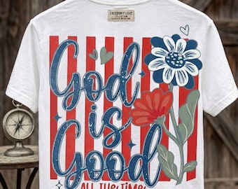 God is Good USA png,250th America Jesus God png,4th of July Christianity shirt design