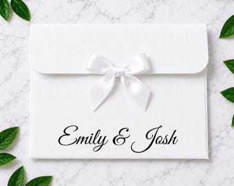 Wedding Money Envelope, Wedding Cash Money Wallet, Personalised Gift for the Bride and Groom, Wedding Day Fund Envelope, Cash Gift Envelope