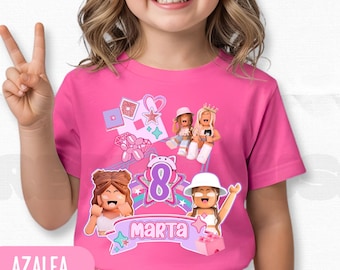 Personalized Game Birthday, Color Shirt, Birthday Girl Party HL115