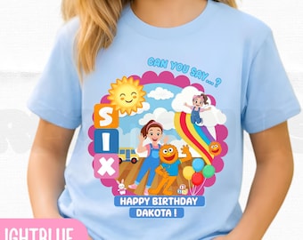 Custom Birthday Shirt, Birthday Party Girl Tee, Personalized Birthday T-Shirt KC60