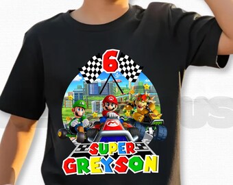 Video game-inspired birthday T-shirt, all sizes, gift for kid HL143