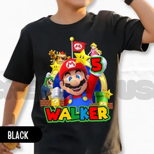 Video game-inspired birthday T-shirt, all sizes, gift for kid DV17