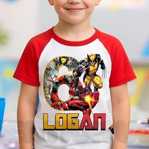 Inspired Super Hero Birthday Shirt, Hero Birthday Theme Party, Gift for birthday kids, Birthday Party KC27