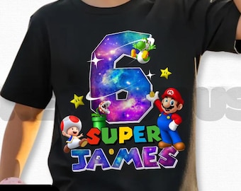 Video game-inspired birthday T-shirt, all sizes, gift for kid KC77