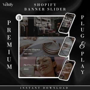 Slider para Boutique Shopify | Banner principal para loja de moda, joias e flores (Seção OS 2.0, sem aplicativos)