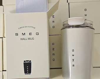 Smeg Thermos Coffee Mug Stainless Steel Travel Insulated Water Bottle