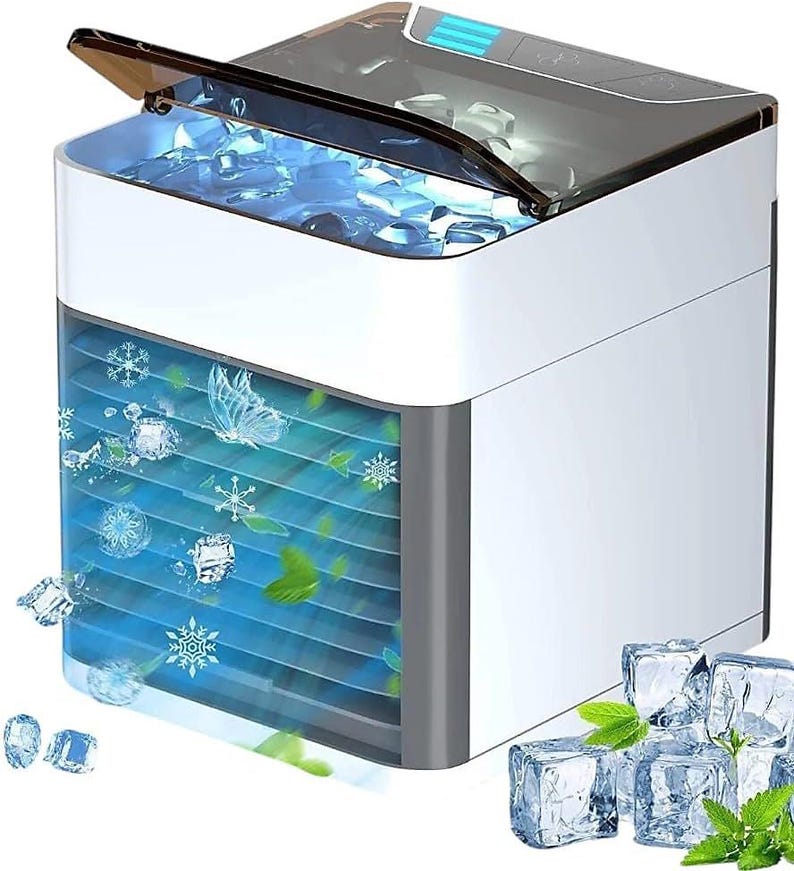Arctic Air Ultra Raffreddatore personale, ventilatore evaporativo a 3 velocità, umidifica e purifica immagine 2