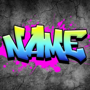 Custom Graffiti Or Street Art Canvas | Unplugged Graffiti Art