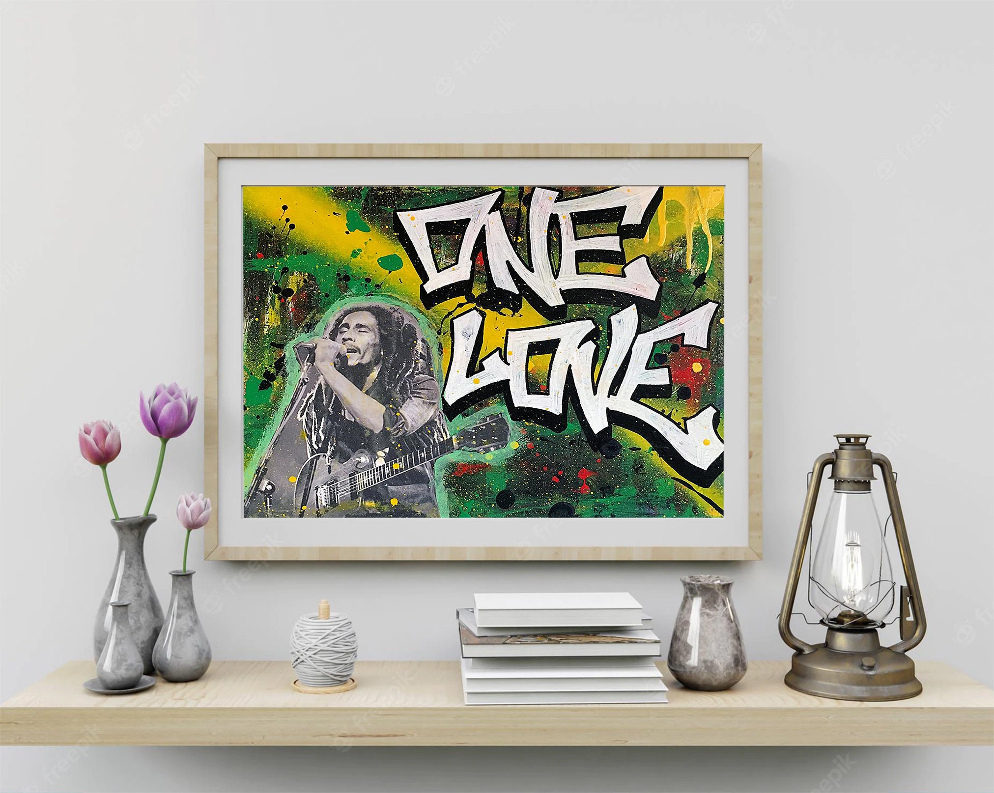 Bob Marley Lyrics Wall Art for Sale