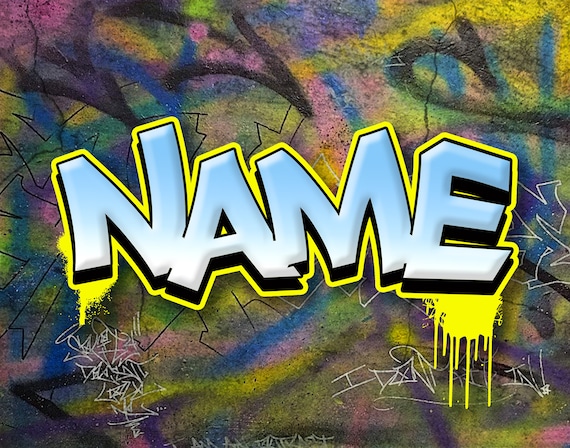Custom Graffiti Name Tag Print Art Different Styles Personalised  Christmas/birthday Gift Idea for Kids & Teens -  Finland