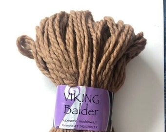 Superwash Wool Viking Balder by Viking Garn  #407 - Light Beige  / 1x100g / 3.52oz
