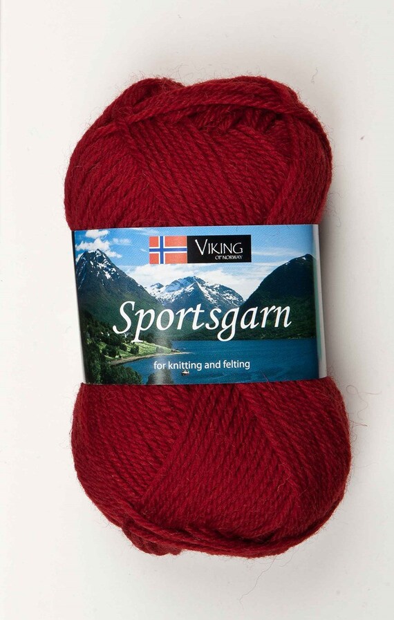 Superwash Wool SPORTSGARN Double Yarn - Etsy