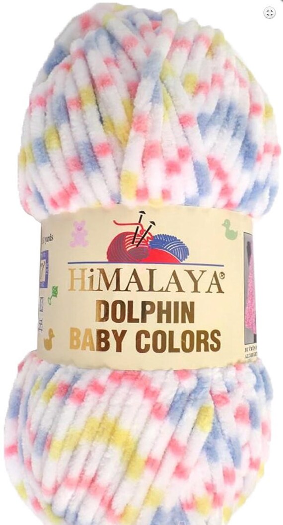 Hilo Delfín Bebé Colores Super voluminosos por Himalaya 3.53 oz//100g #412