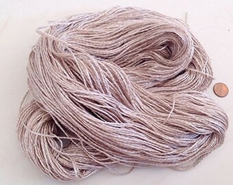 SALE 20% Off  SILK-CAMEL Undyed 2ply Fingering Yarn by Amtex 115g / 4.06oz