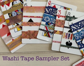 Washi Tape Samples | Journaling, Scrapbooking Decorative Tape Set (Lucky Draw Mix)