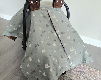 Handmade Baby Car Seat Cover | Multi-Layer Baby Canopy Cover