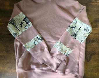 Reworked Sleeve Hoodie | Upcycled Streetwear Sweatshirt, Custom Palette